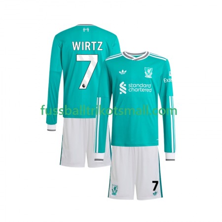 Fußballtrikots Liverpool Florian Wirtz 7 Kinder 2025-2026 Langarm 3rd trikot kaufen